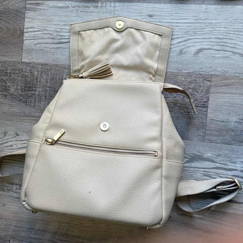 Freshly Picked Mini Classic Cream Diaper Bag